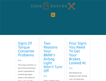 Tablet Screenshot of code6serves.com